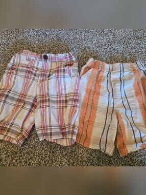 Boys 3T Plaid Shorts Bundle